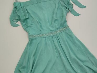Sukienki letnie: Sarafan S (EU 36), stan - Idealny, wzór - Jednolity kolor, kolor - Zielony