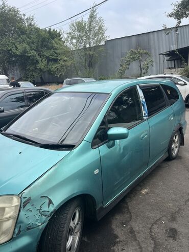 железные диски на жигули: Honda Stream, цвет бирюзовый (металлик), 5‑дверный