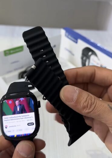 Smart saatlar: Yeni, Smart saat, Аnti-lost, rəng - Qara — 11