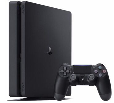 ps4 controller: Ps4 slim 1 Tb 1 DualShock PlayStation 4 Yaxşı vəziyyətdə В хорошем