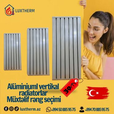 Radiatorlar: Seksiyalı Radiator Alüminium, Kredit yoxdur