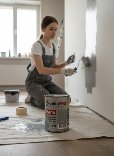 палимерный краска: Предлагается к продаже высококачественная универсальная акриловая