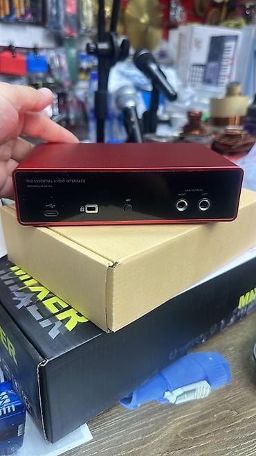 dj controller az: BORL Scarlett X2 USB Audio İnterfeys + Professional Mixer Məhsul — 5