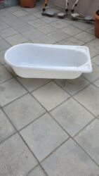 İnformatika: Uşaq vannası - Material: möhkəm, yüngül plastik - Rəng: ağ - Forma