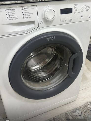 за сколько можно продать нерабочую стиральную машину: Стиральная машина Hotpoint Ariston, Б/у, Автомат, До 6 кг, Узкая