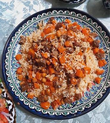 рис басмати: Ташкентский плов чайхана плов ситора плов - Ароматный рассыпчатый рис — 3