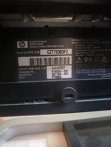printer 3 u birində: Oriqinal hp monitoru 20 duym — 3