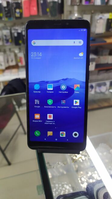 телефон цена в бишкеке: Xiaomi, Redmi 5, Б/у, 32 ГБ, цвет - Черный, 2 SIM