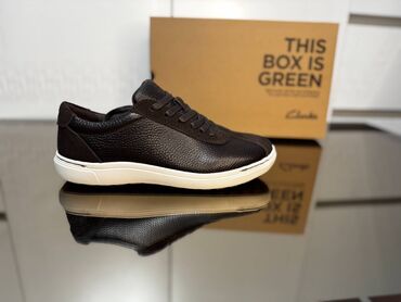 Кроссовки и спортивная обувь: 🔥 Clarks — мужские кроссовки 🔥 💪 Натуральная кожа + нубук для защиты