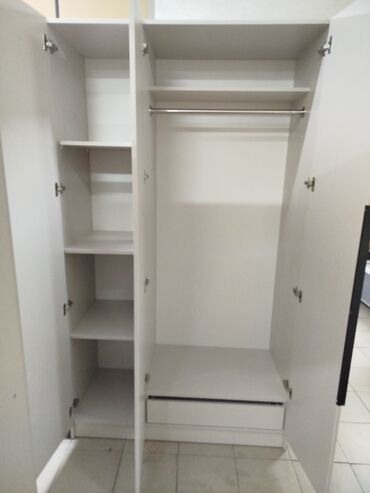 Шкафы для одежды: Шкаф для одежды, Новый, Прямой, ЛДСП — 2