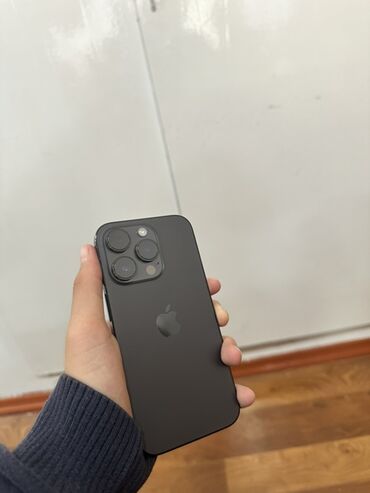 бу телефоны: IPhone 14 Pro, Колдонулган, 256 ГБ, Кара, Кабель, 89 %