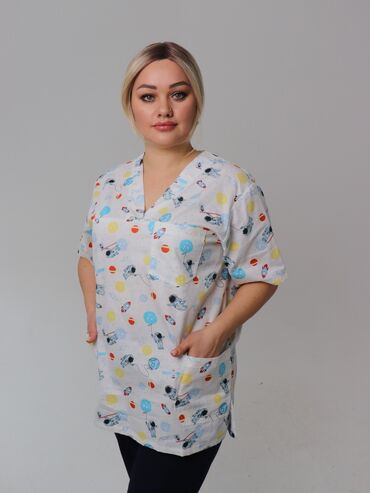 Медицинская одежда: Мед костюм "Принт" -Made in Turkey -Очень красиво сидит -Имеет — 12