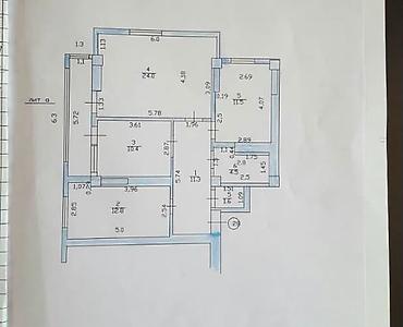 Продажа квартир: 3 комнаты, 82 м², БГУ Элитка, 6 этаж — 11