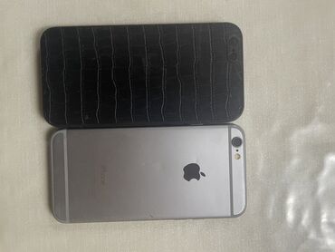 адаптер iphone: IPhone 6, Б/у, 16 ГБ, Natural Titanium, Наушники, 90 %