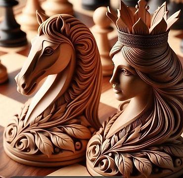 Шахматы: Эксклюзивные шахматы — коллекционные наборы с художественно — 6