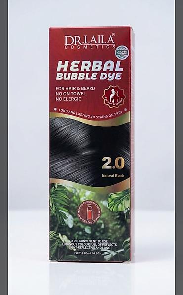 watch 8: DR. LAILA Cosmetics Herbal Bubble Dye – 2.0 Natural Black - Saç və — 1