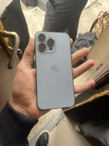 iphone arxa şüşə: IPhone 13 Pro, 128 GB, Blue Titanium