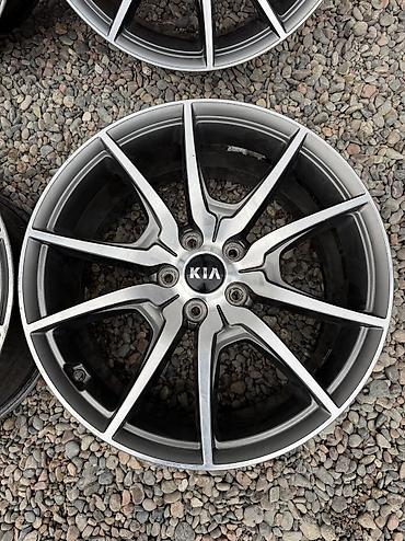 Диски: Литые Диски R 19 Hyundai, Комплект, отверстий - 5, Б/у — 5