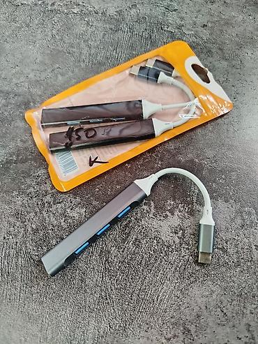 USB‑хаб Type‑C → 4×USB 3.0 💵Цена 550 сом 🚗Есть доставка по г.Бишкек и