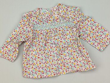 koszula chłopięca w kwiaty: Bluzka, Mothercare, 0-3 m, stan - Idealny