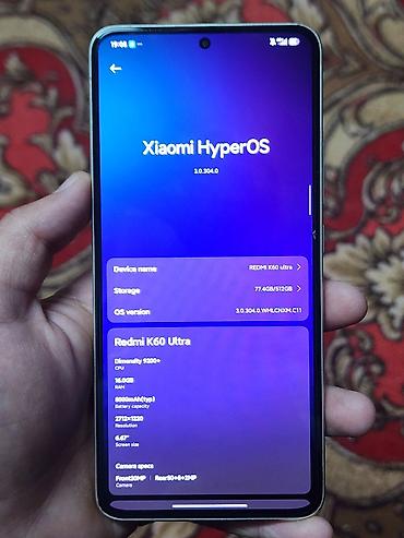 honor magic 9 pro: Redmi, Redmi K60 Ultra, Б/у, 512 ГБ, цвет - Белый, 2 SIM — 6