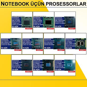 Prosessorlar: Notebook üçün Prosessorlar ⭐LGA S1G3 AMD Turion Dual Core M520 2.30Ghz — 1