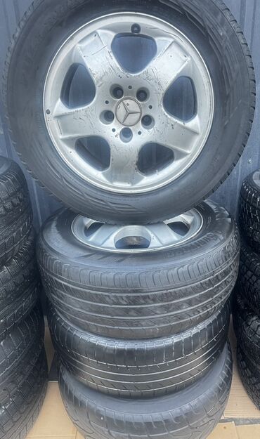 купить диски r16 на ауди а6 с5: Дөңгөлөктөр монтажда 255 / 60 / R 17, Жай, Колдонулган, Комплект, Куйма, тешиктери - 5