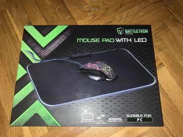 ovs kupaci kostimi za decu: BATTLETRON MOUSE PAD WITH LED NOVO