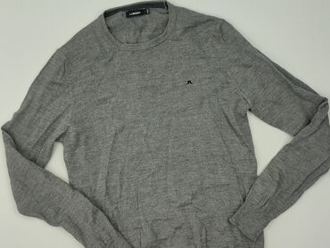 markowe bluzy męskie wyprzedaż zalando: J.Lindeberg, Sweter dla mężczyzn, rozmiar M