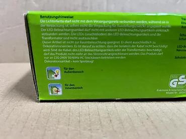 Praznična dekoracija: LED svetleća ukrasna girlanda sa transformatorom - 50 LED lampica — 1