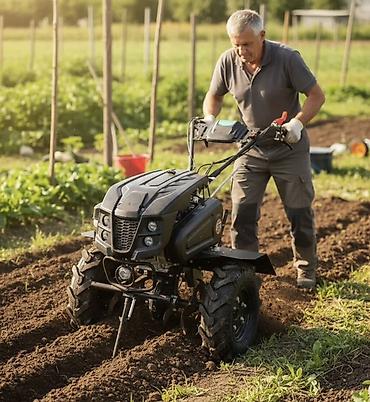 Другие мини-тракторы: Мини-трактор и навесное оборудование для сельхозработ Компактный — 6