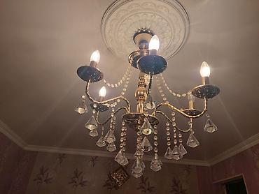 qədimi tavalar: Çılçıraq, 6 lampa, Metal — 2