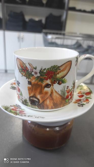 caydanlar: Çay dəsti, rəng - Ağ, Keramika — 4