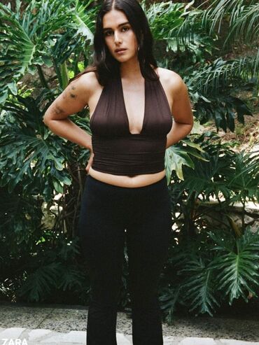 Topovi: L, Viskoza, Jednobojni, bоја - Crna — 9