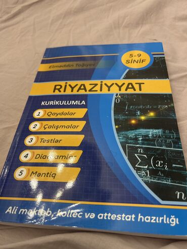 9 cu sinif riyaziyyat kitabı: Riyaziyyat