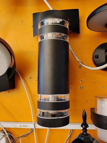 smart light: Настенный уличный светильник (бра) цилиндрической формы, двусторонний — 2