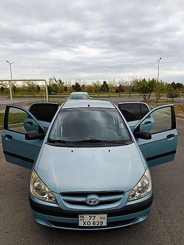 hyundai getz starter: Hyundai Getz, açıq mavi rəng, 5 qapı, şəhər üçün ideal kompaktafto — 5