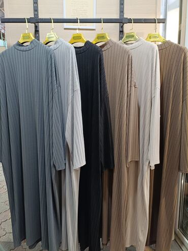 Халаты: Женские абаи — коллекция базовых и нарядных моделей - Свободный — 19