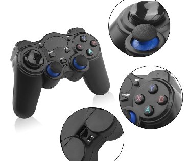 Oprema za video igre: Multifunkcionalni Wireless Gamepad za PC, Android, PS3. Nov i — 4