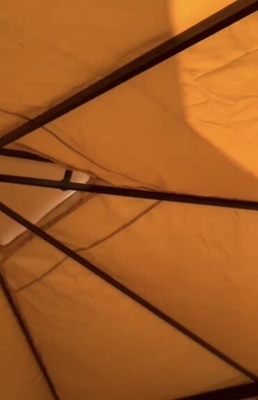 Naveslər, markizlər: Bağ/veranda üçün qapalı çardaq (pavilon) - Rəng: bej - Dördbucaqlı — 12