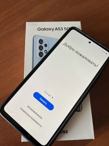 Samsung A54, Б/у, 256 ГБ, цвет - Голубой, 2 SIM