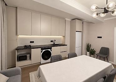 Продажа квартир: 2 комнаты, 55 м², Восток-5 мкр Элитка, 12 этаж, Дизайнерский ремонт — 2