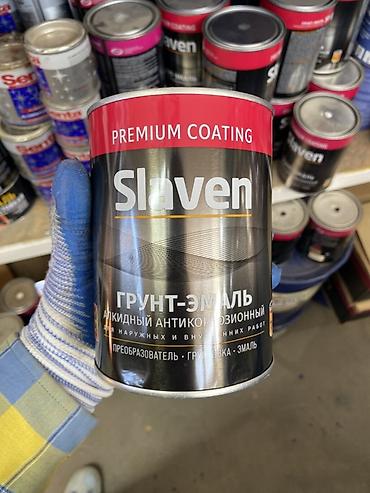 Эмаль: Грунт-эмаль Slaven «Premium Coating» - Тип: алкидная антикоррозионная — 1
