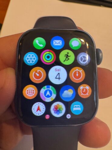 iphone чехол чёрный: Смарт часы, Apple, цвет - Синий