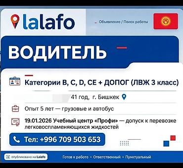 девочки для рекламы: Услуга: профессиональный водитель Квалификация и категории: - В, С — 1