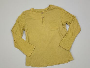 żółte bluzki na lato: Bluzka, Reserved, 10 lat, 134-140 cm, stan - Zadowalający