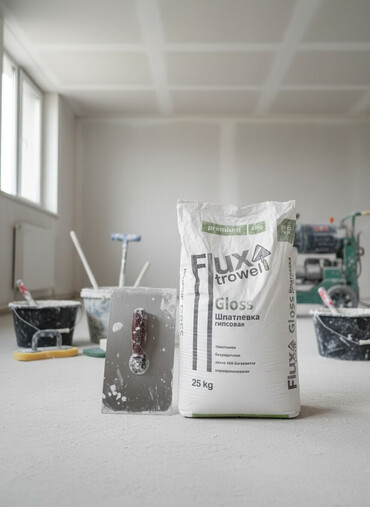 удобрения карбамид: Штукатурка Flux trowel, Гипсовая, Машинного нанесения, Для потолков