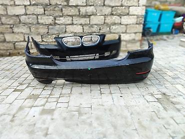 lexus is bufer: BMW üçün qabaq və arxa bamper komplekti - Rəng: qara, parlaq - Arxa — 1