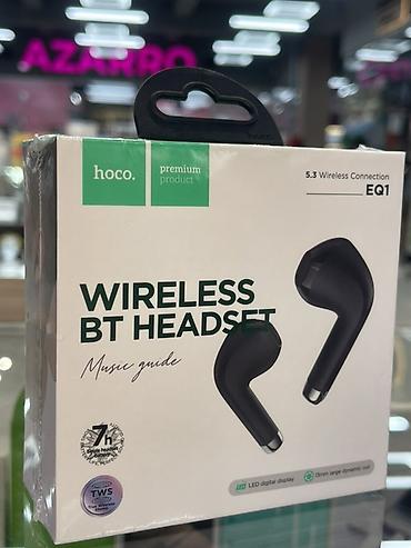 audio: Беспроводная гарнитура Hoco EQ1 (Wireless BT Headset) - Bluetooth — 1