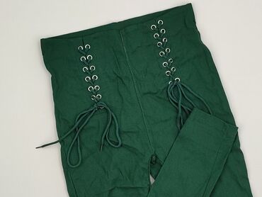 czerwone szorty damskie obcisłe: Material trousers for women, size S (EU 36)